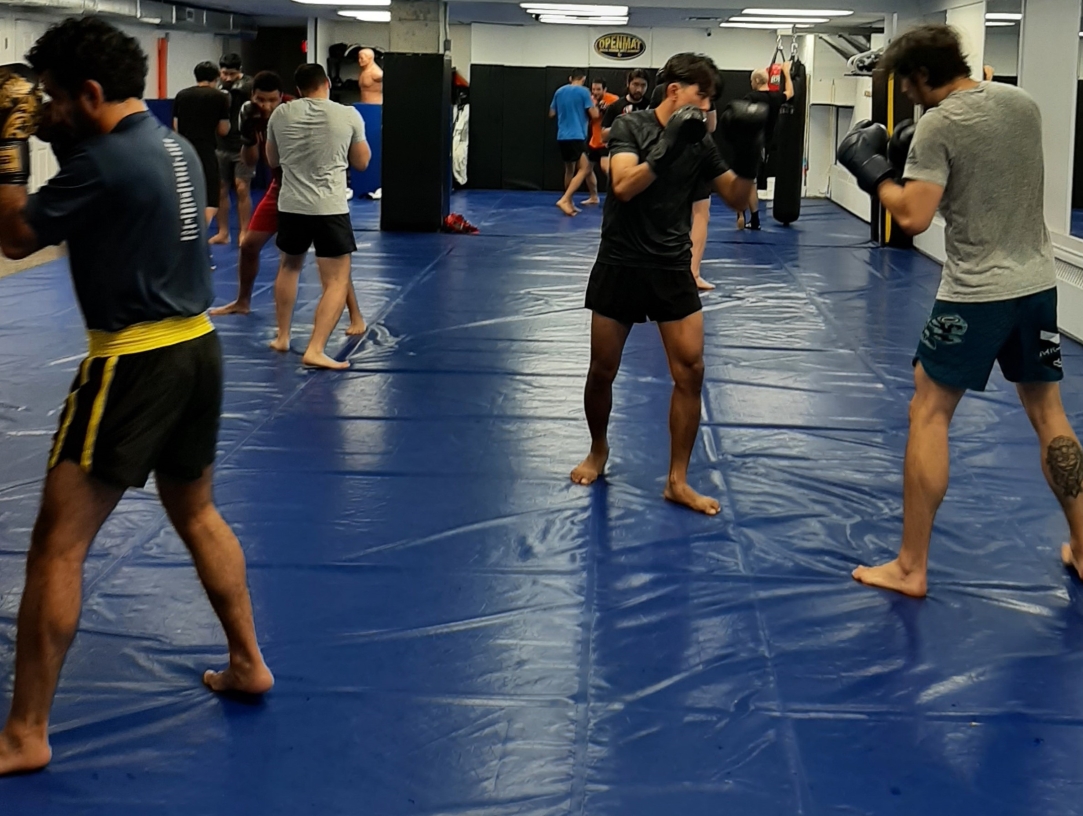 Boxing class at OpenMat MMA